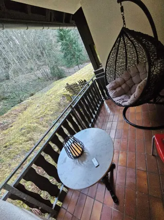 Beautiful accommodation by the waterfalls