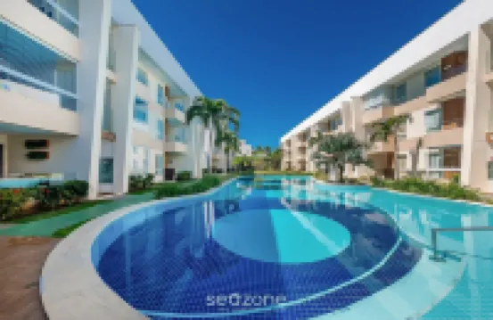 波爾圖斯梅拉爾達瓜拉朱巴帶陽台公寓 - Psmc003