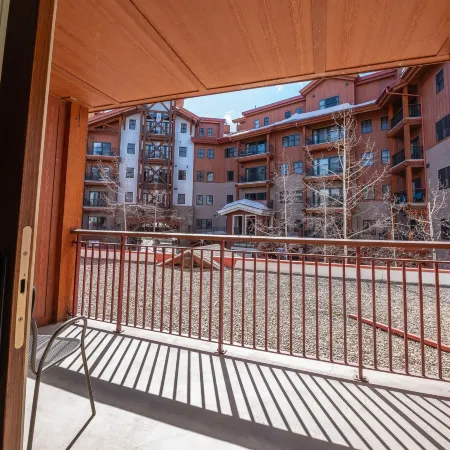 One Bedroom Condo with Large Balcony over Mountaineer Square 1 Condo - No Cleaning Fee! by RedAwning