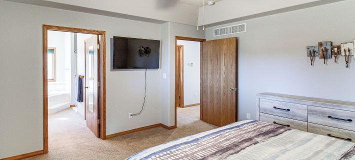 Deck w/ Lake Mac View! Spacious Family Retreat Hotels in Keith County