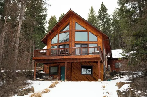 Cathedral in the Pines Near Flathead Lake, 3000 Sq Ft