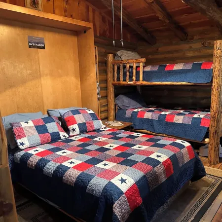 CJs Ranch RV and Tent Sites, with Log Cabin