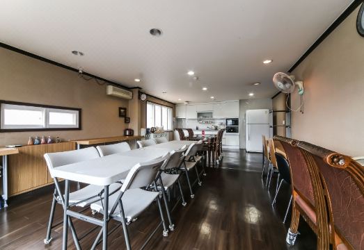 콤마호텔의 넓은 욕실