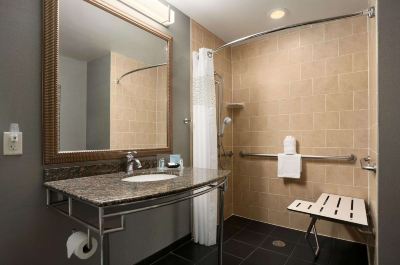 Mobility Hearing Accessible King Studio with Roll-in-Shower