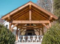 The Dogtrot in Dennis Cove - Creekside Cabin w/ Sauna, Hot Tub & at Trail Access