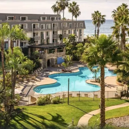 Sunset Harbor and Ocean Views, Modern Coastal Design, Beachfront Resort