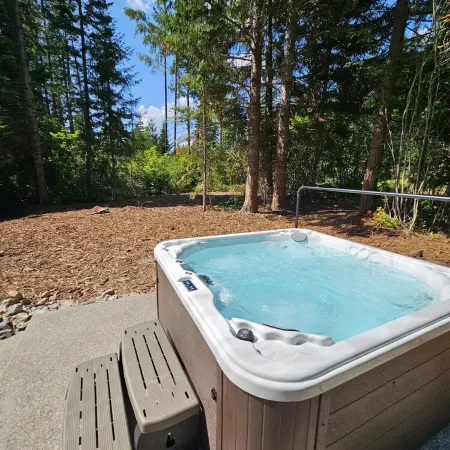 Hot Tub and Private Cabins, Free Snowshoes and EV Charger