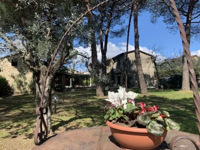 Typical stone cottage with large garden and private parking space