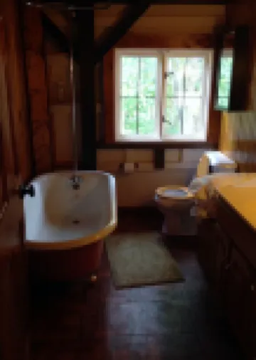 Glamp Richard on Adirondack Flower Farm