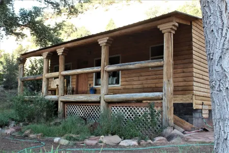 Vineyard views from our cozy Montezuma Cabin