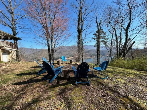Secluded Cabin Overlooking Fontana Lake & Smoky Mtns NP