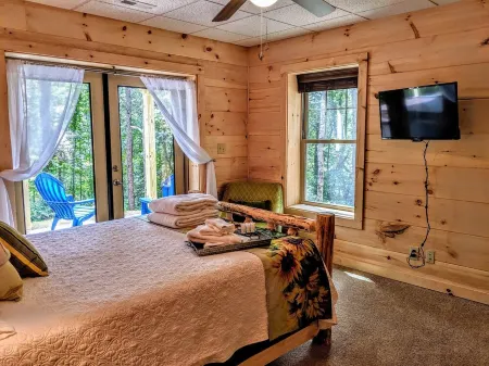 Cabin life near Asheville/Hendersonville. Secluded but still convenient escape!