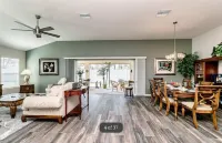 St. Johns. Spacious Designer Home w Private Lanai, Porcelain Tile throughout.