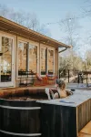 Secluded House with hot tub at base of Shawangunk Ridge