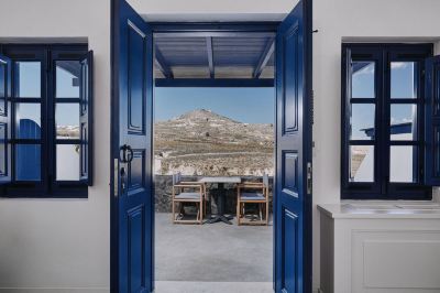 共有エリア ヴェデマ，ラグジュアリーコレクションリゾート，サントリーニの写真