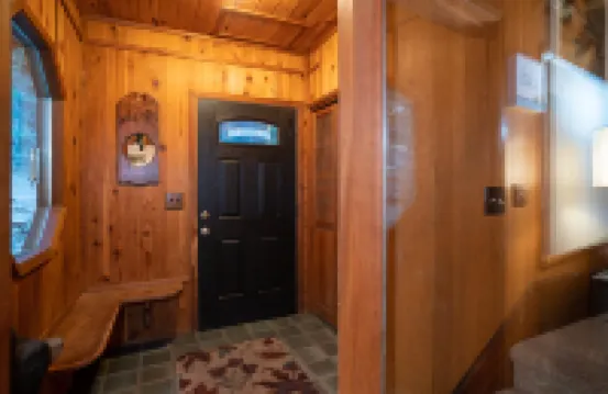 Spacious Deck and Cozy Living Area - Charming Mountain Retreat