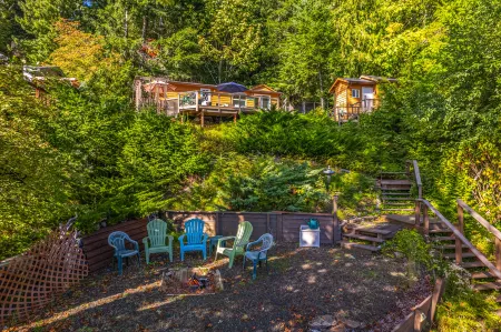 Private Dock and Spacious Deck by Tranquil Lake - Charming Escape