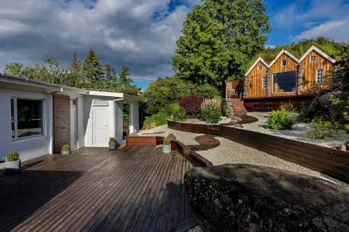 Iceland Sjf Villa , Hot Tub & Outdoor Sauna Amazing Mountains View - 15 Min to Downtown