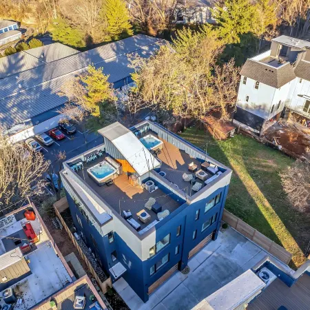 4 Rooftop Decks 4 Hot Tubs Game Rooms & Sauna