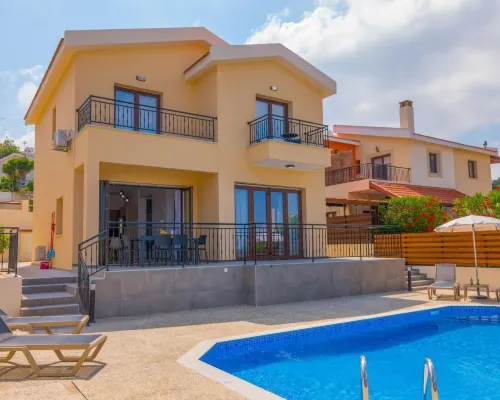 Villa Aeria Hotéis em Lysos