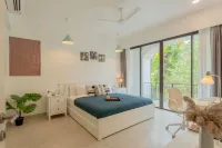 Peaceful 1bhk w Pool Near Candolim Beach Sbg-205 - Condos