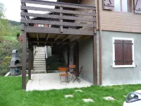 Chalet at the foot of the Alsace balloon near shops, while being quiet