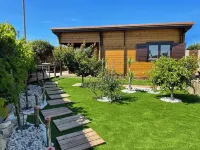 Wooden house with private garden