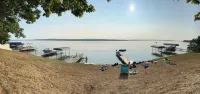 Rustic View Cabin sits on a 2.5 acres on beautiful Hubbard Lake.