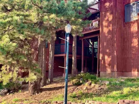 Across the street from quad ski lift