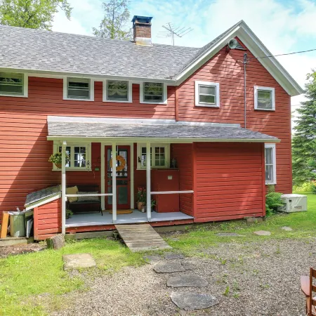 Authentic 1912 Adirondack Lake Camp w/ Fire Pit