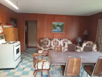 3 bedroom cabin on Crow Lake at Bull Moose Lodge. Pet friendly