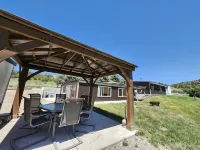 2 separate cabins, sleeps a total of 12, on 4 acres in Lava Hot Springs!!