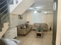 3-bedroom condo in phenomenal Ciudad Apodaca with AC, WiFi, 20 min from the air