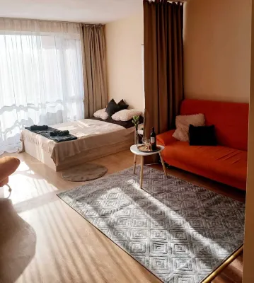 First line. Sea view. Studio. Bulgaria. Rawda. WiFi Hotels in Nesebar New Town