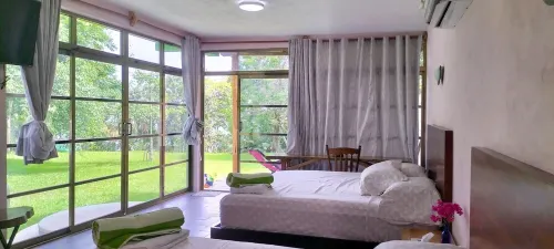 Habitación privada tipo loft a orilla de la laguna de Bacalar.