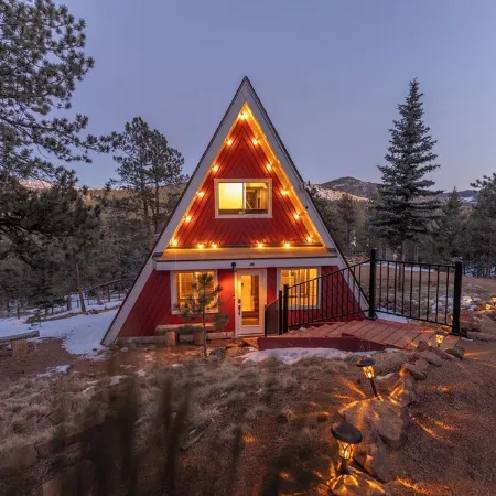 Brand New! A-Frame, Hot Tub, Game Room, Cozy Cabin