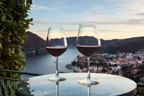 Apartment with fireplace and private terrace overlooking the beautiful panorama