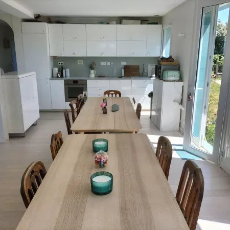 Pieds dans l'eau in Brittany for 12 people Отели в г. Плугерно