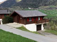 Chalet in Wiler near Ski Lift & Views - Wifi