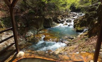 Kashiwaya Ryokan' Hot Spring Resort in the Gorge