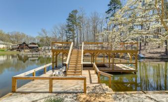 Badin Lake Cabin w/ Dock & 2-Story Boat Slip!