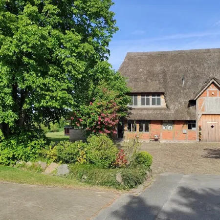 Modern studio apartment under thatch