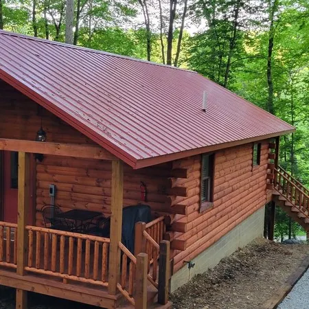 Beech View Haven- Custom Log Home in Hocking Hills