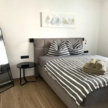 Modern apartment with large balcony. Near city center.