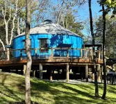 Rascally Rabbit Yurt - Shenandoah VA - Hot tub, wood burning fireplace, wifi