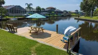 Five Star 3Bd Waterfront Canal Home w/ Private Pool/Spa & Boat Dock.