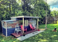 Vintage Camper Cabin on Beautiful Farm Near Ark & Bourbon Trail Hotels in Owen County