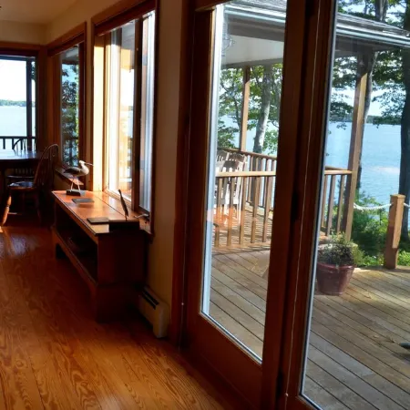 Stunning Views from Spacious Oceanfront Home on Freeport's Wolfe's Neck