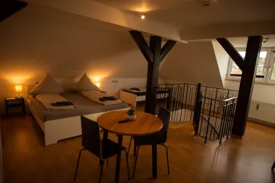 Modern vacation apartment in the Residenz am Kurpark Hotels near Salinen-Center