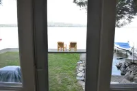 Sebec Lakefront Cottage, Swim/Boat/BBQ from deck
